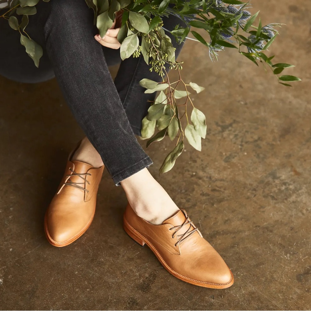 NISOLO James Oxford - Women's Shoes in Brandy
